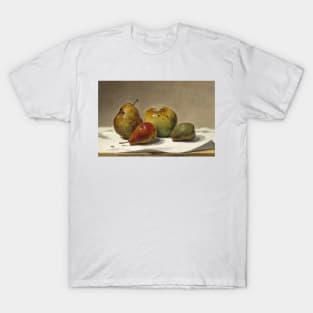 Three Pears and an Apple by David Johnson T-Shirt